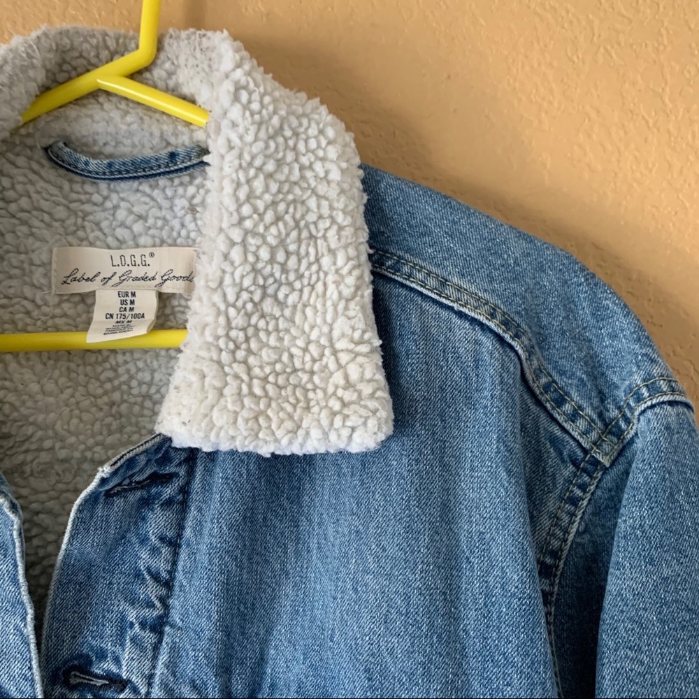 L.O.G.G. Label of Graded Goods Men’s Denim Jacket - Picture 3 of 10